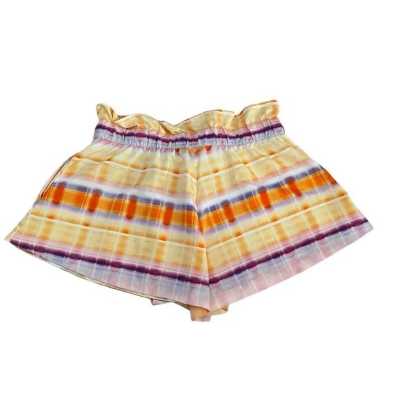 Future Collective Ruffle Trim Flowy Shorts Sz XL Coastal Beach Everyday Formal - Picture 2 of 11